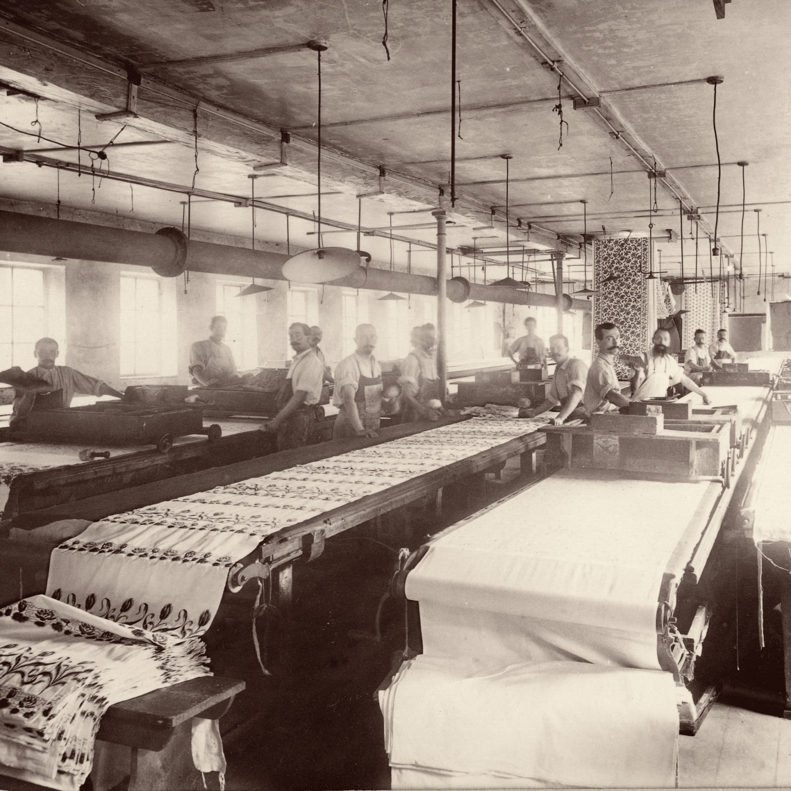 Historic banner La Manufacture MIE — Alsatian textile manufacture founded in 1756